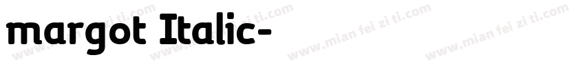 margot Italic字体转换